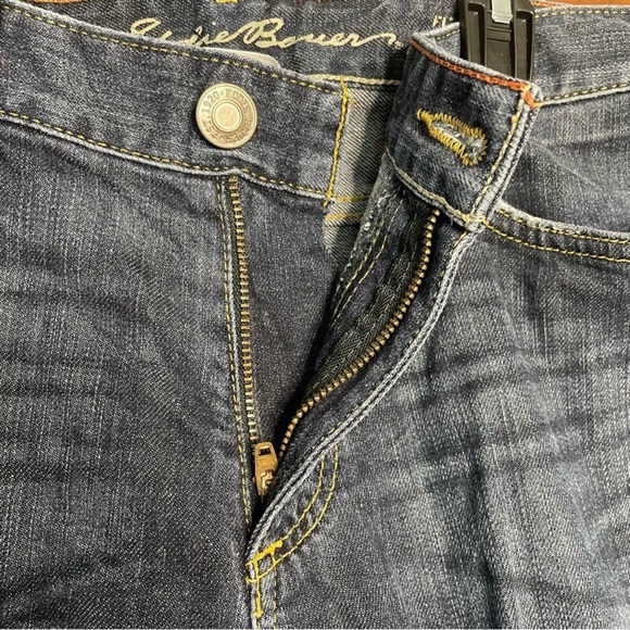 Eddie Bauer Women’s Blue Stretch Denim Mid Rise Bootcut Jeans Size 10 - Picture 4 of 11